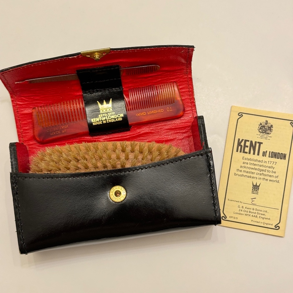 Vintage Kent of London Men's Grooming Kit